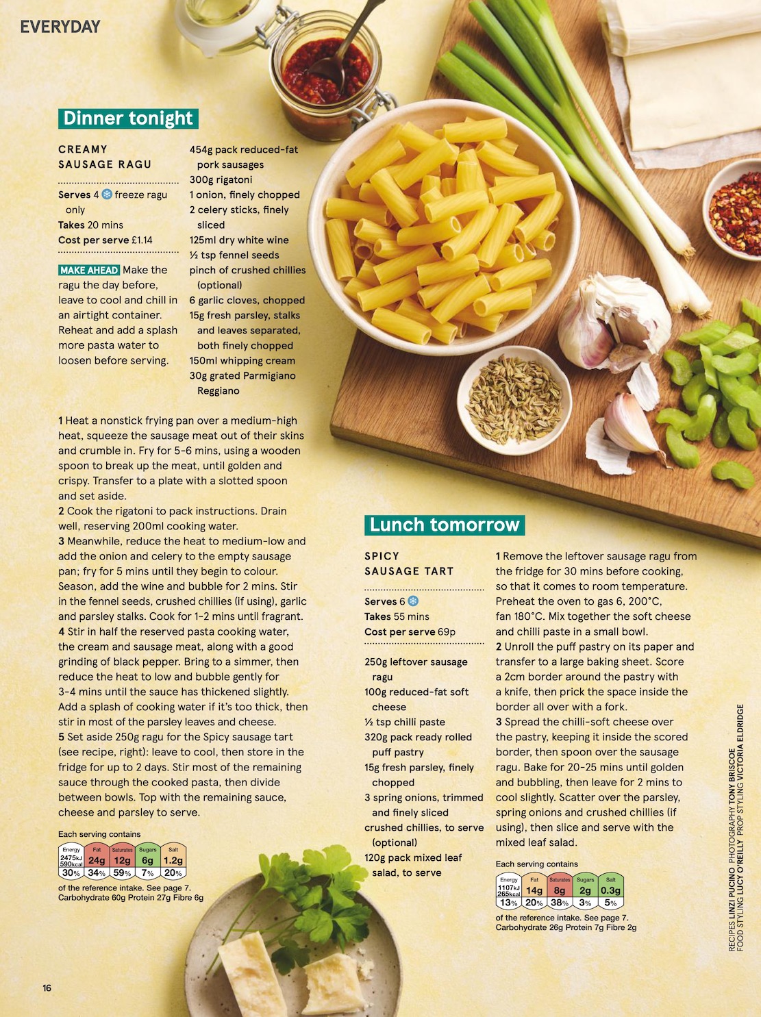 Tesco Tesco magazine page 16