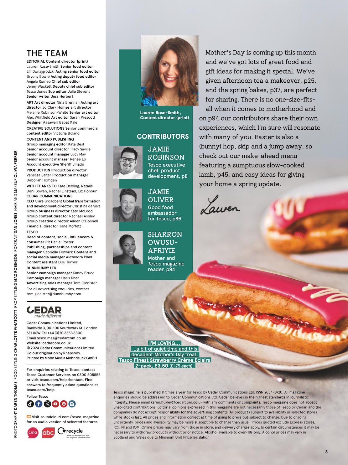 Tesco Tesco magazine page 3