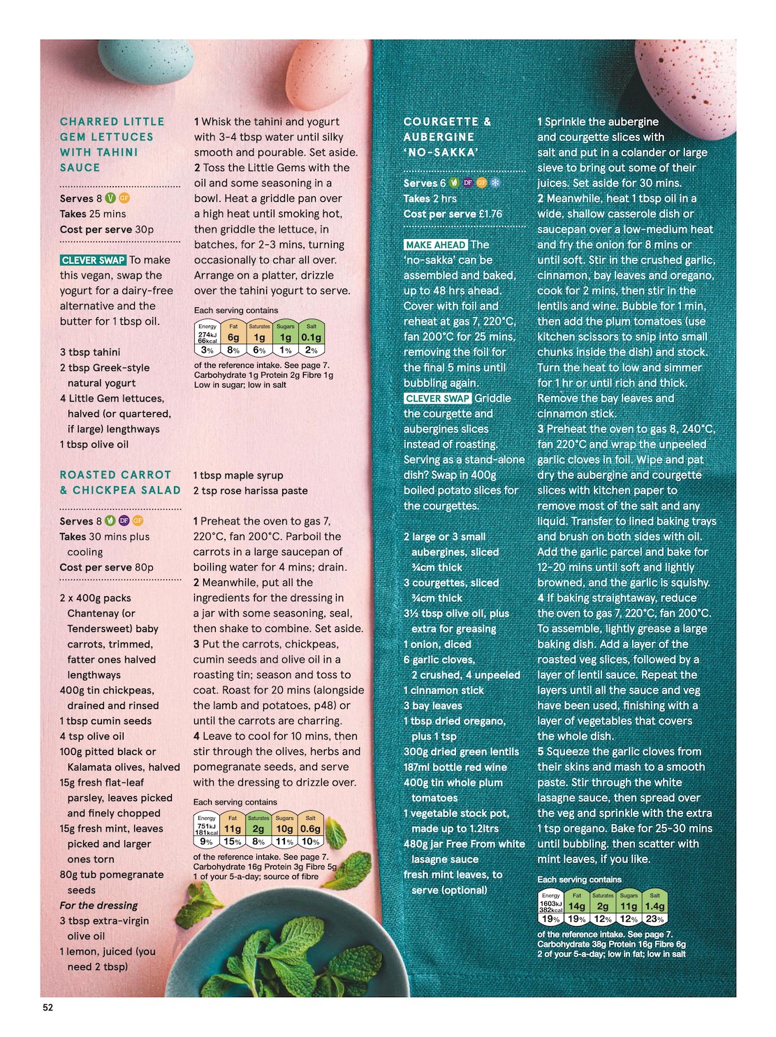 Tesco Tesco magazine page 52