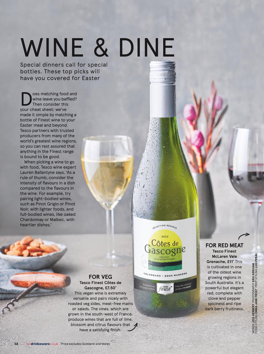 Tesco Tesco magazine page 58