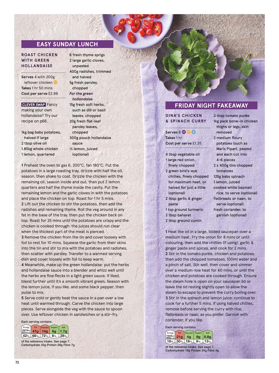 Tesco Tesco magazine page 72