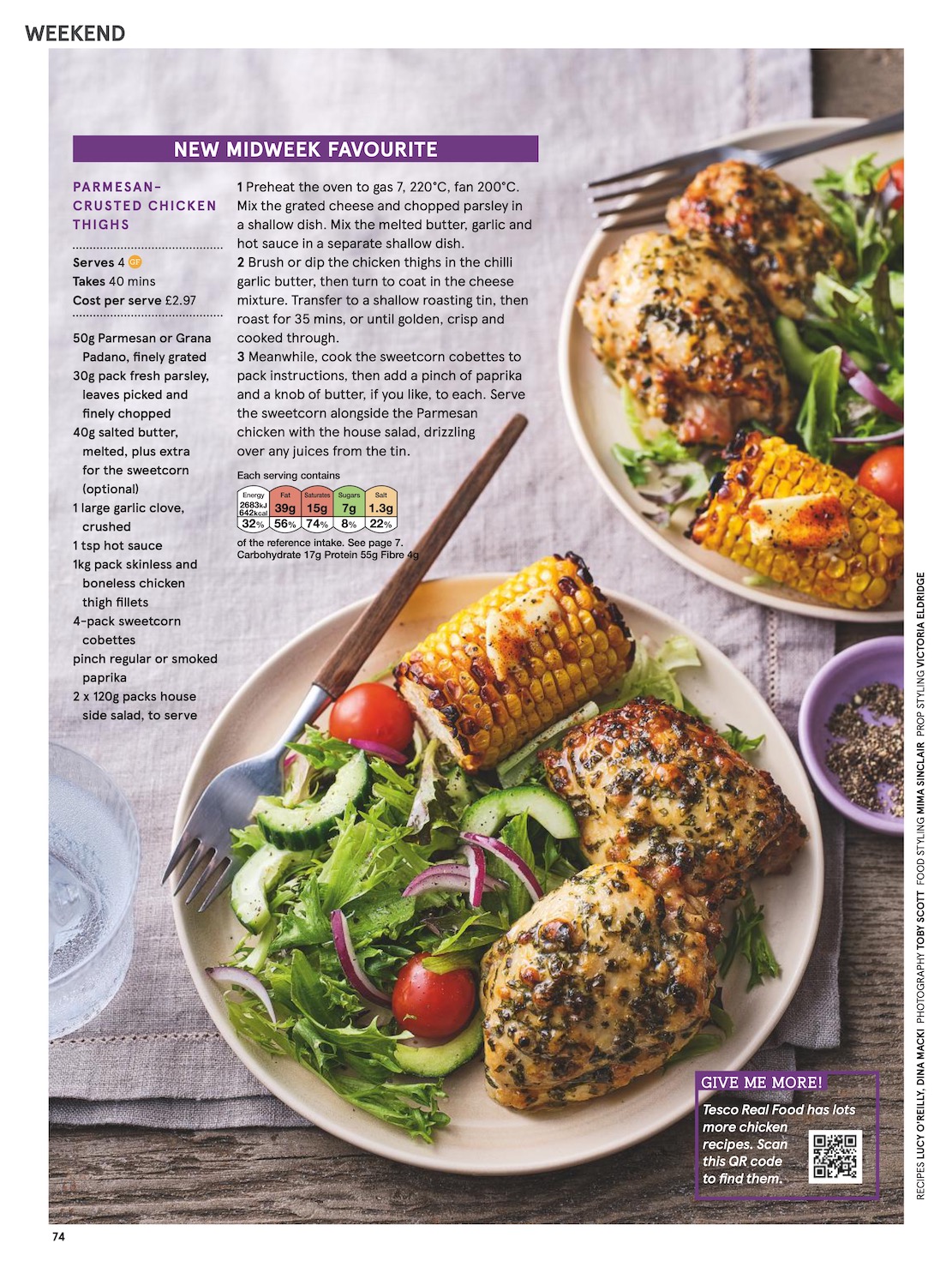 Tesco Tesco magazine page 74