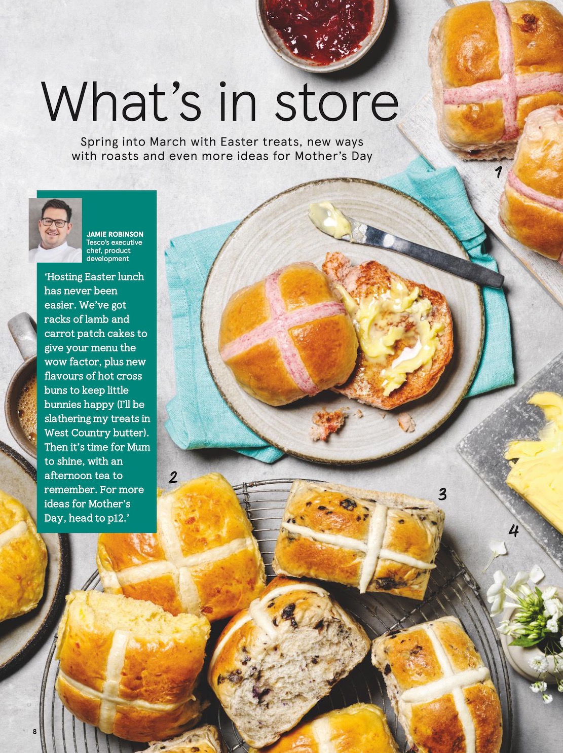 Tesco Tesco magazine page 8