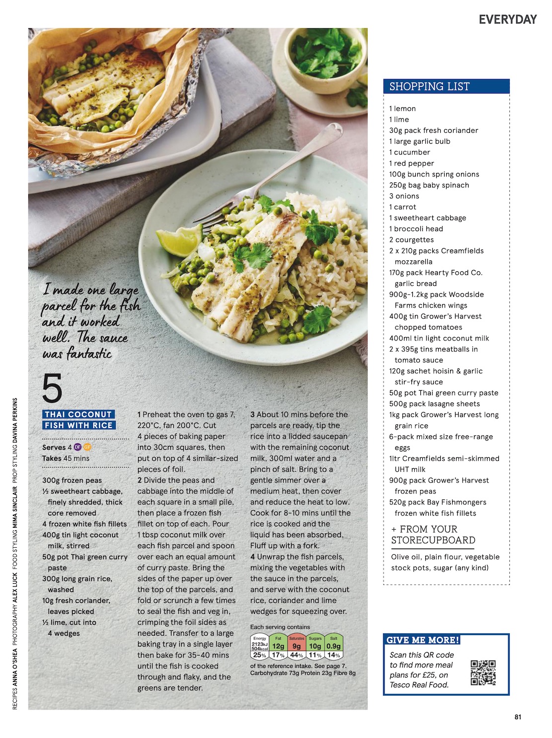 Tesco Tesco magazine page 81