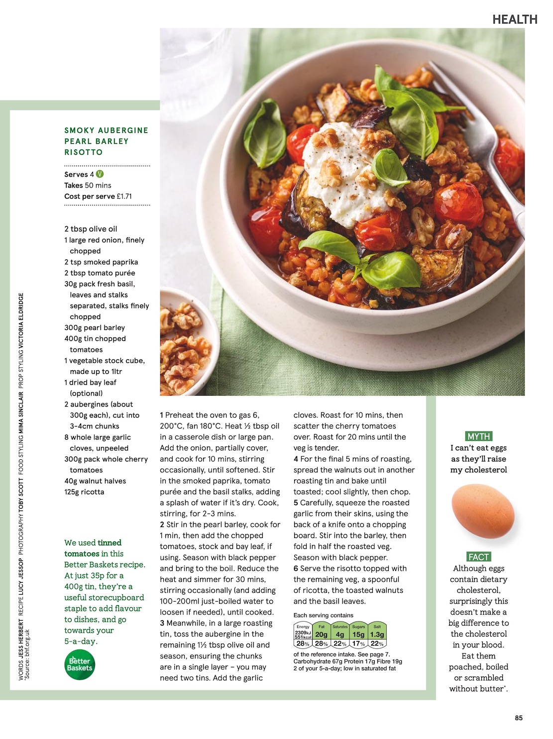 Tesco Tesco magazine page 85