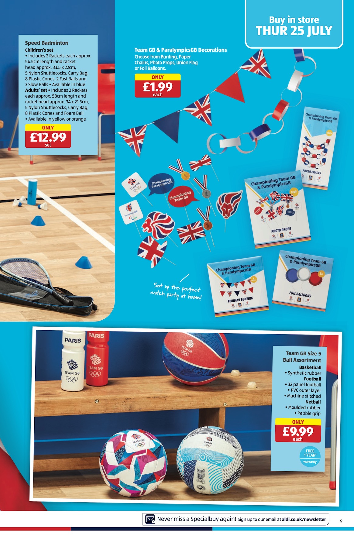 Aldi Weekly Leaflet page 9