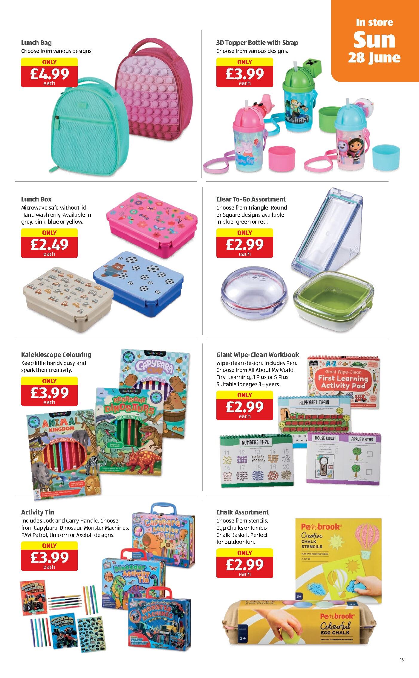Aldi Weekly Leaflet page 19