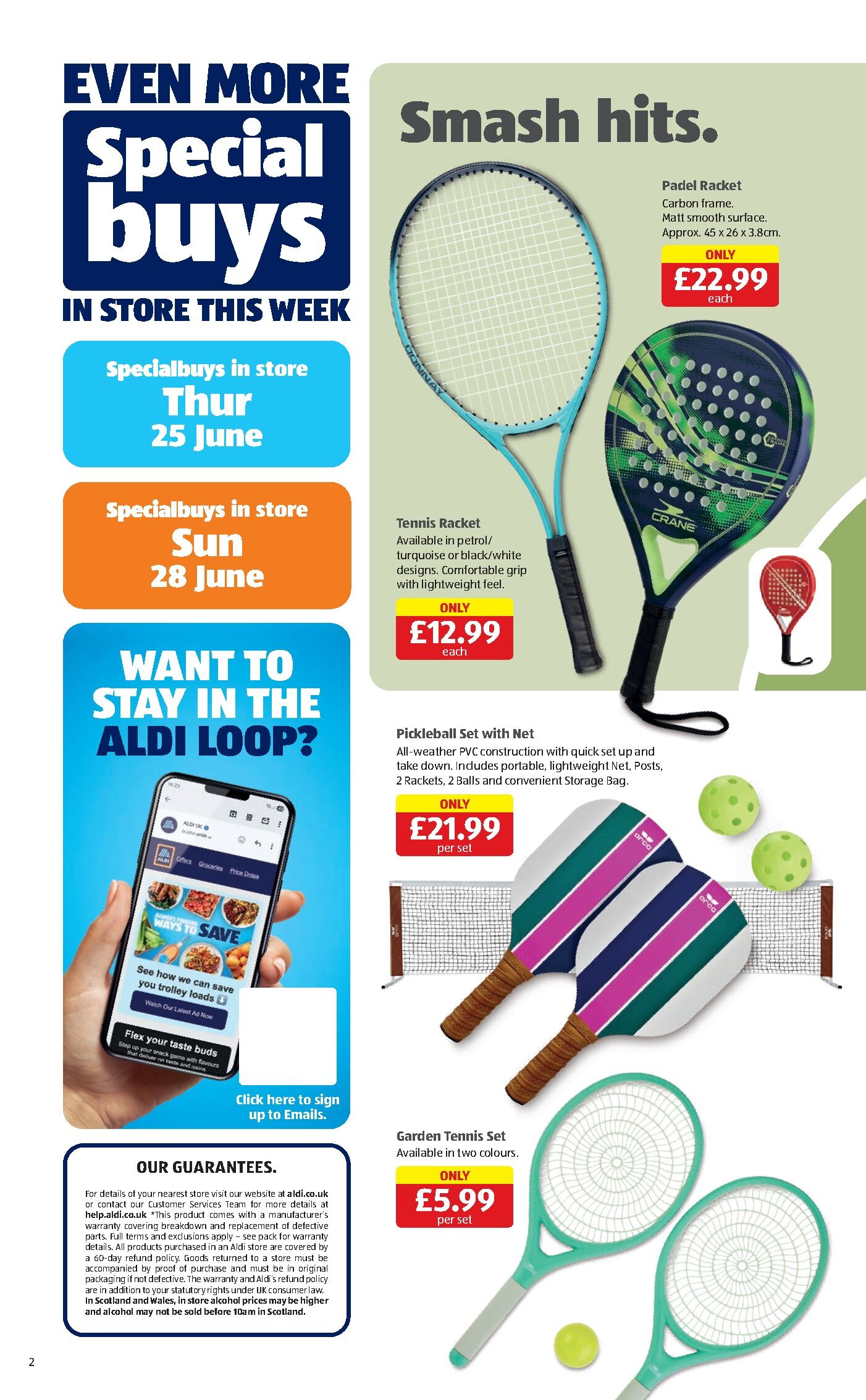Aldi Weekly Leaflet page 2