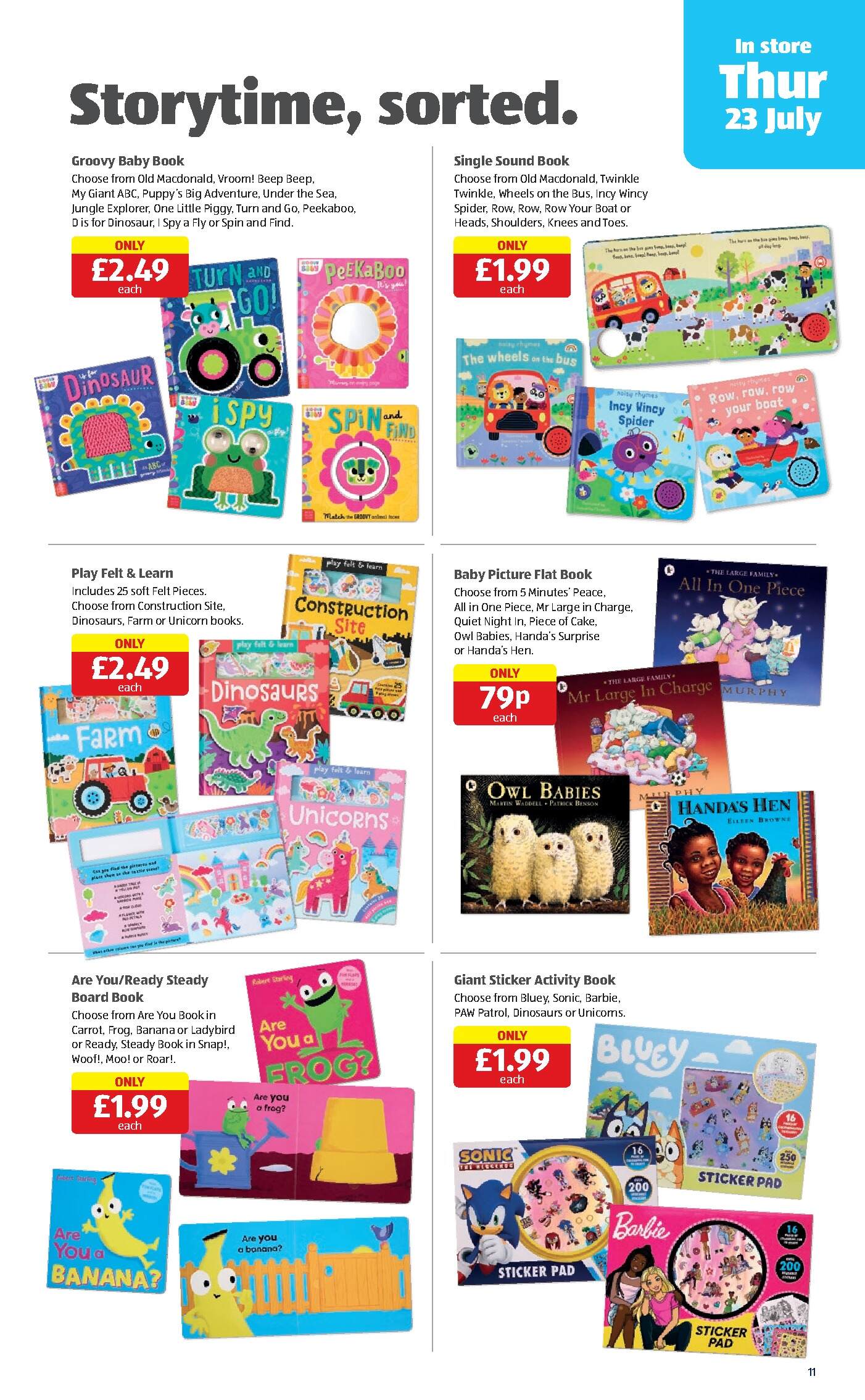Aldi Weekly Leaflet page 11