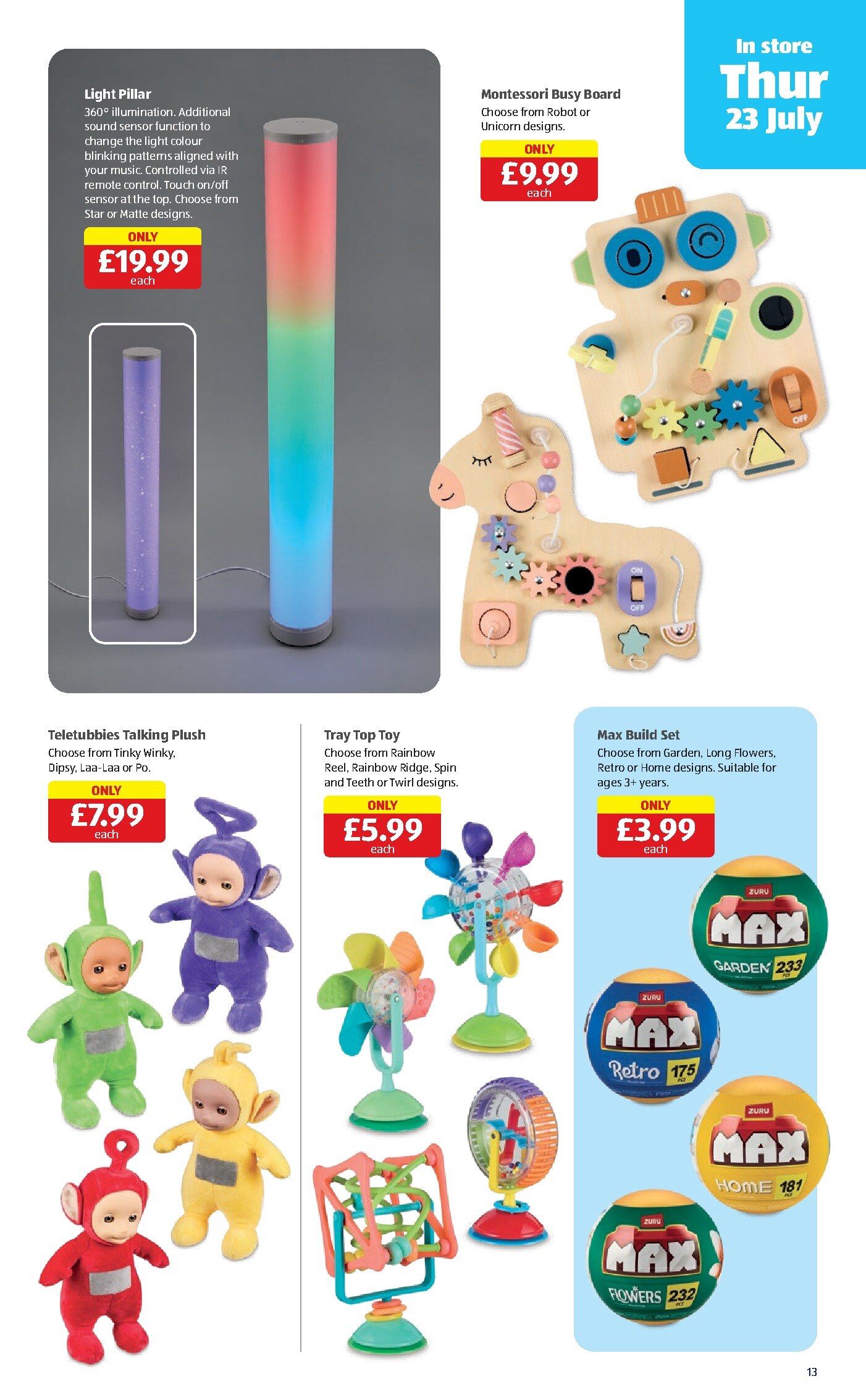 Aldi Weekly Leaflet page 13