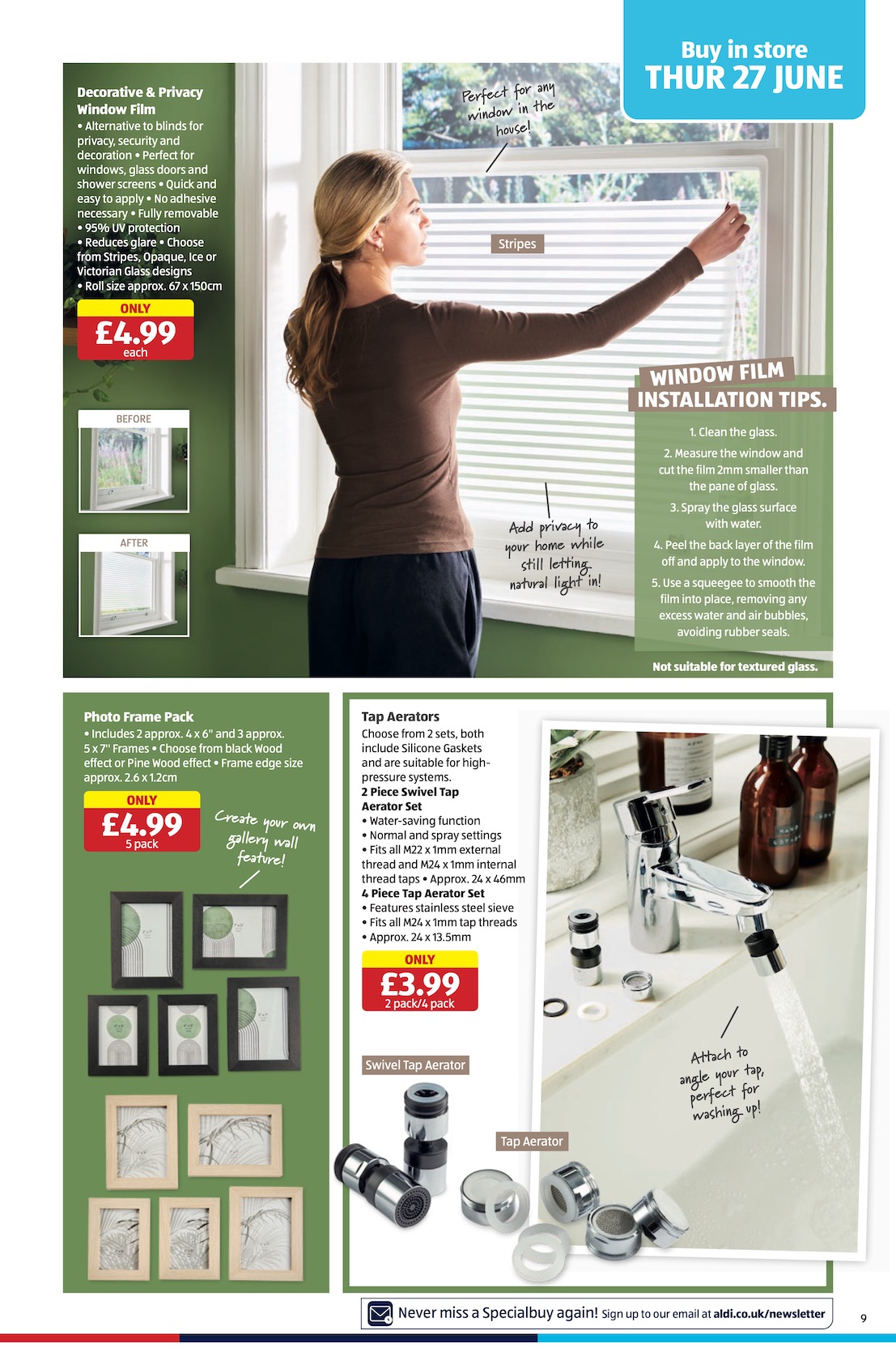 Aldi Weekly Leaflet page 9