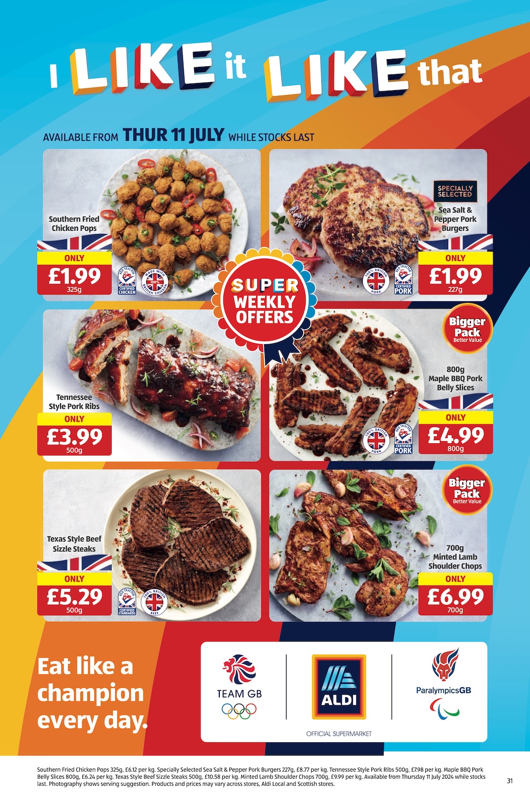 Aldi Weekly Leaflet page 31