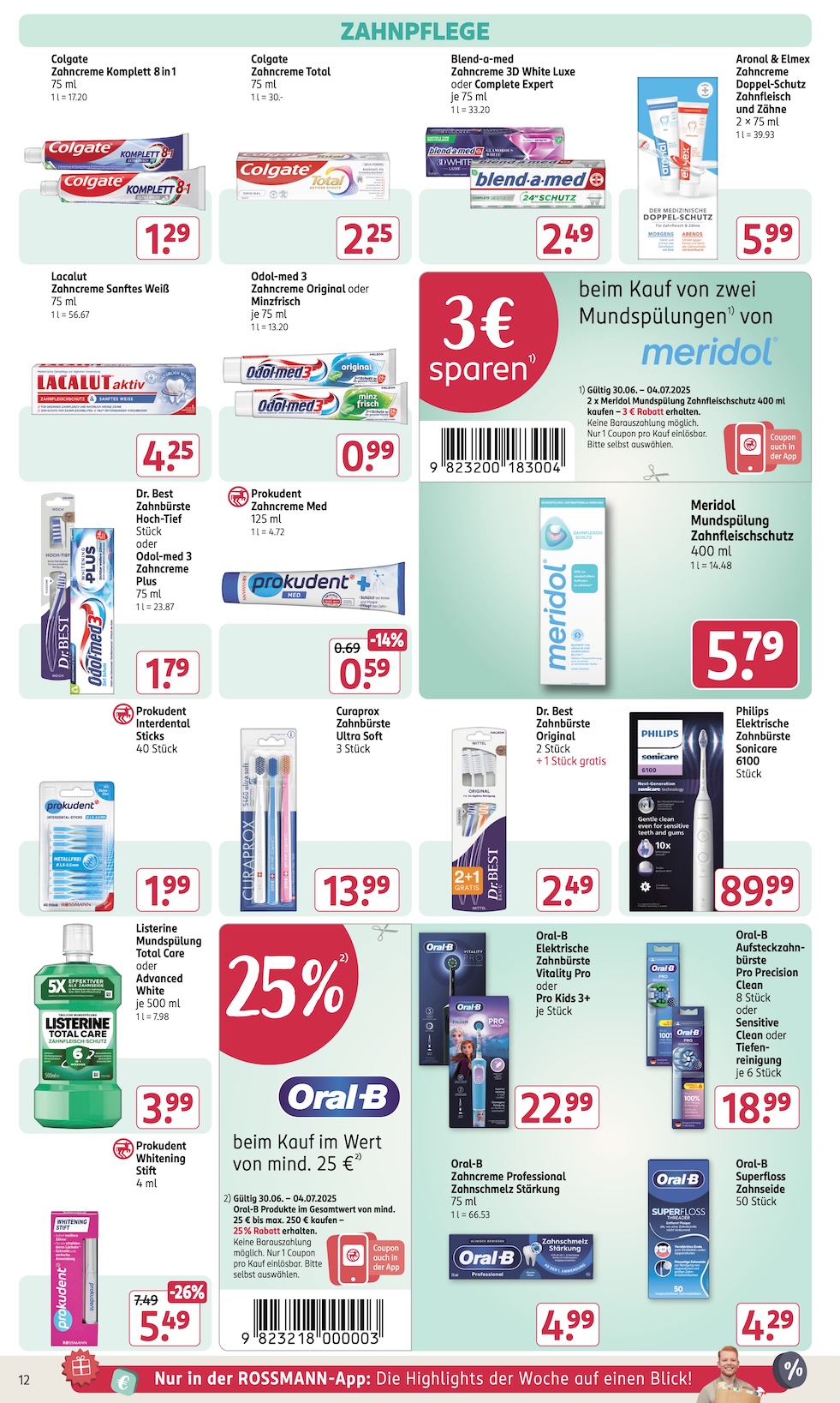 Rossmann Aktueller Prospekt ab Montag Seite 12