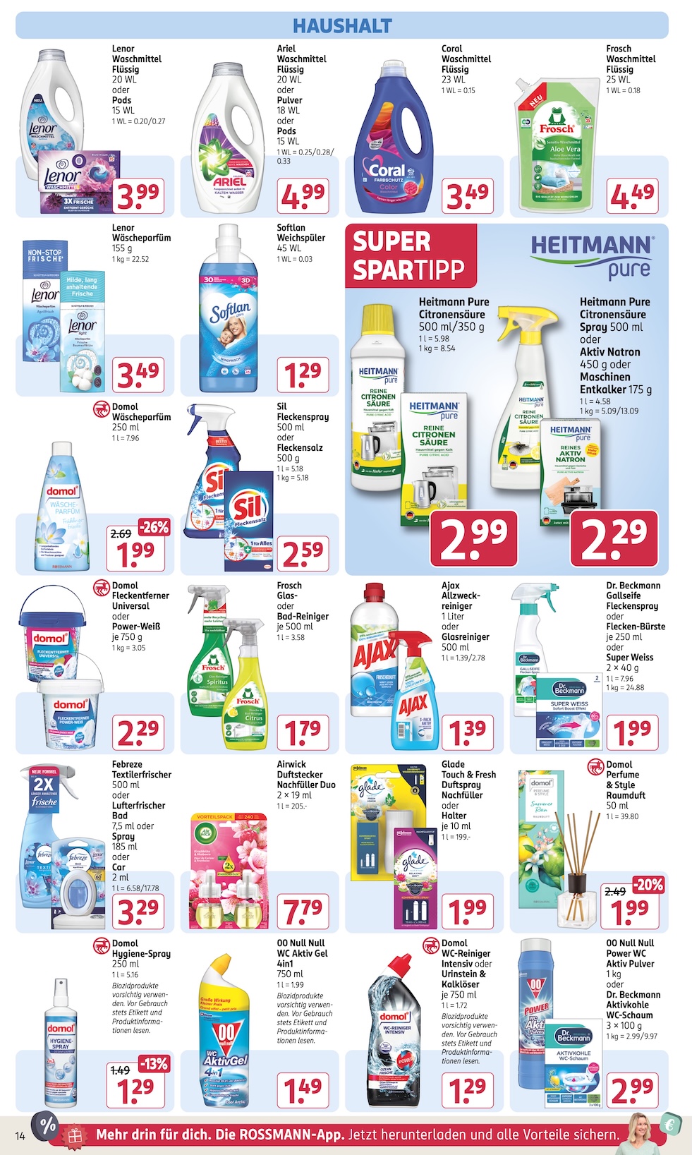Rossmann Aktueller Prospekt ab Montag Seite 14