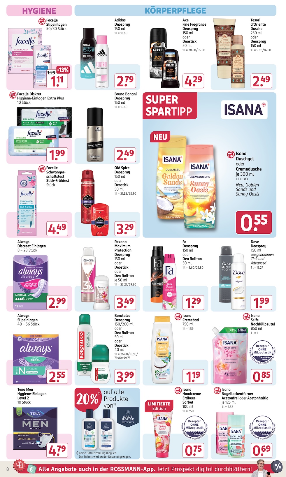 Rossmann Aktueller Prospekt ab Montag Seite 8