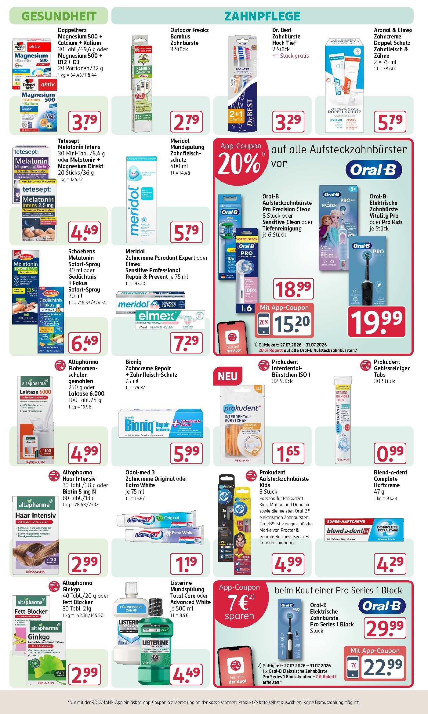 Rossmann Aktueller Prospekt ab Montag Seite 14