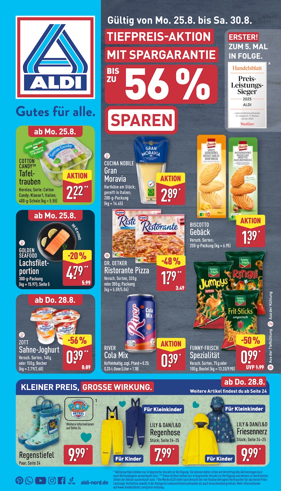 Page 1 of leaflet Aldi Nord Prospekt ab Montag