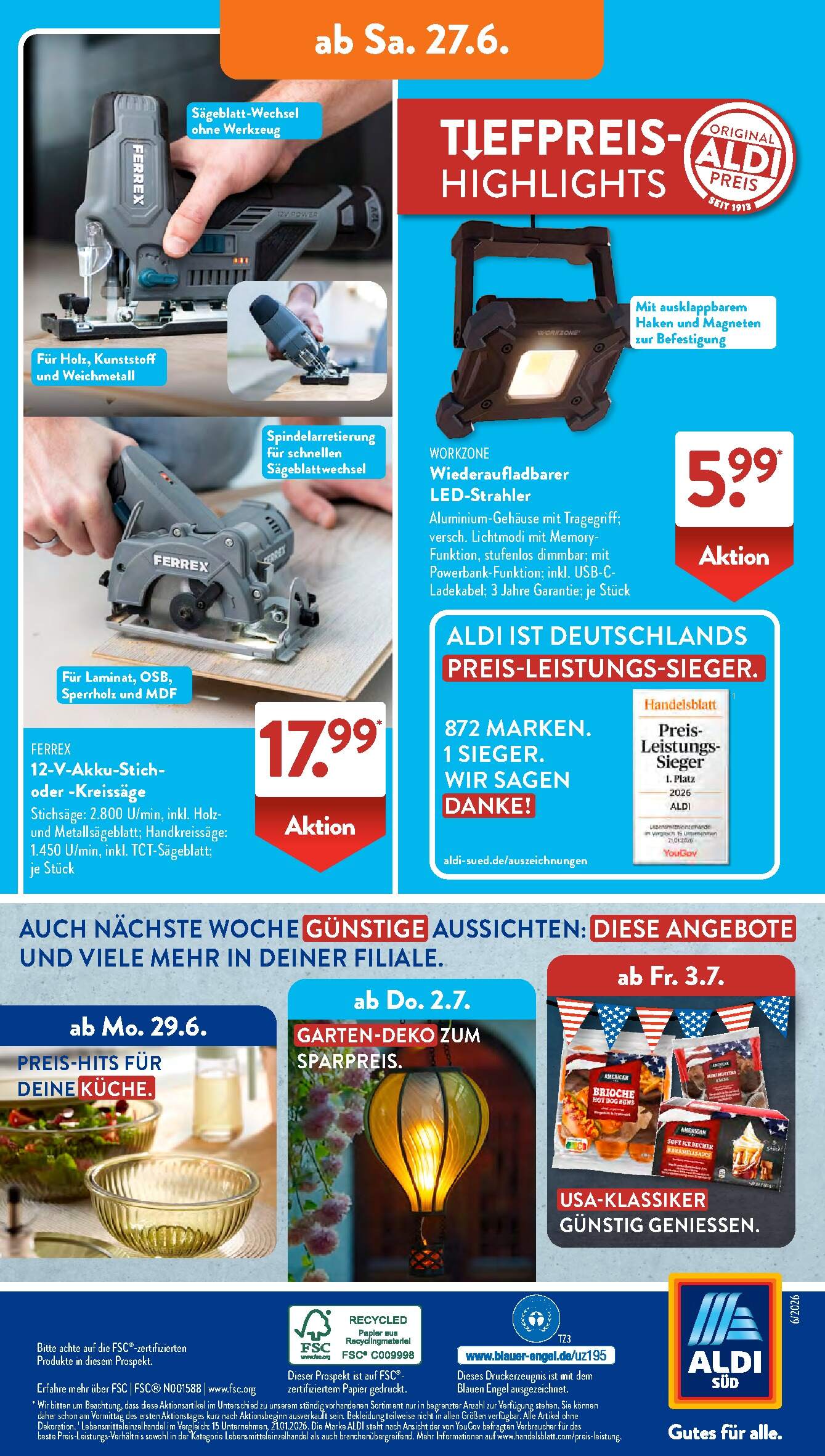 Aldi Aldi Süd Prospekt ab Montag Seite 17