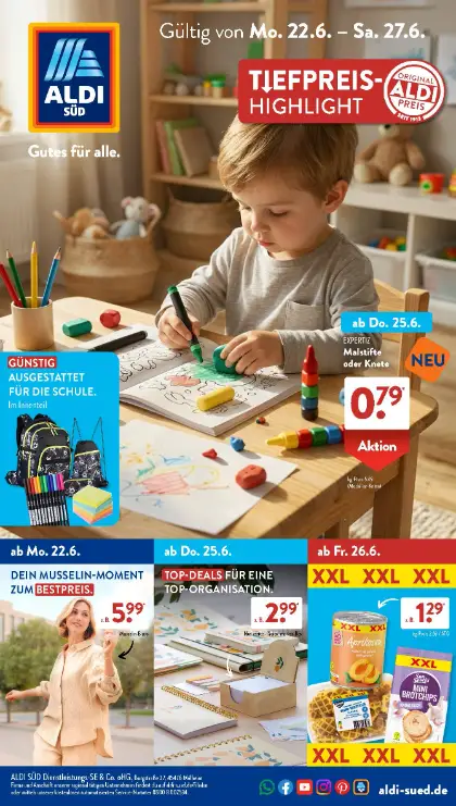 Aldi Aldi Süd Prospekt ab Montag Prospekt Vorschau