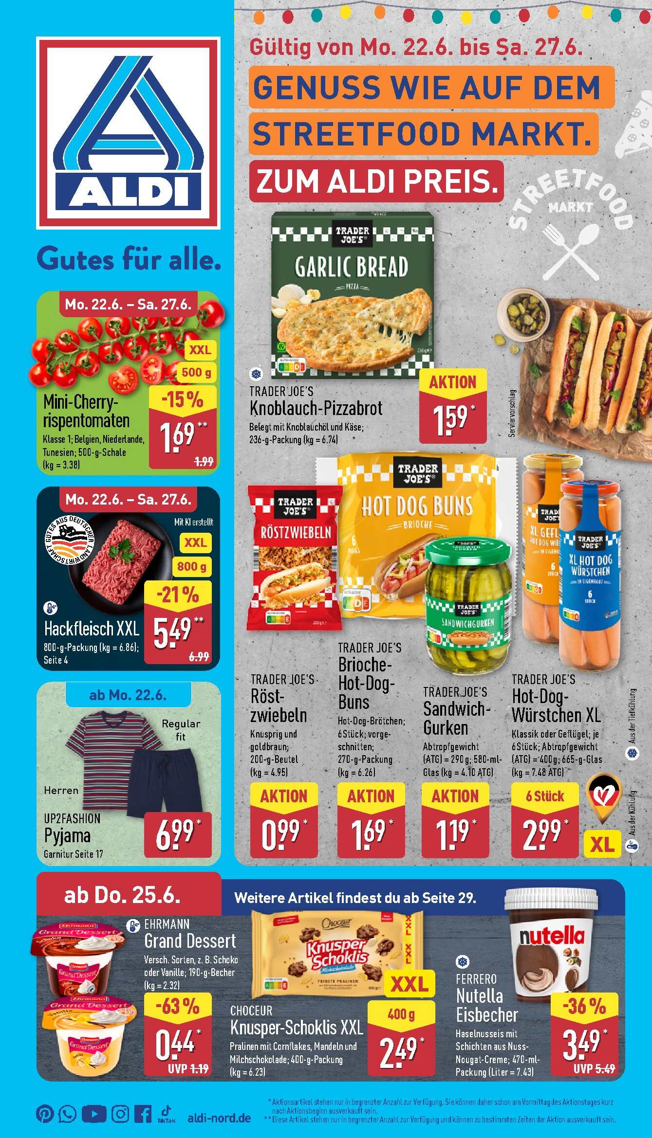 Aldi Aldi Nord Prospekt ab Montag Seite 1