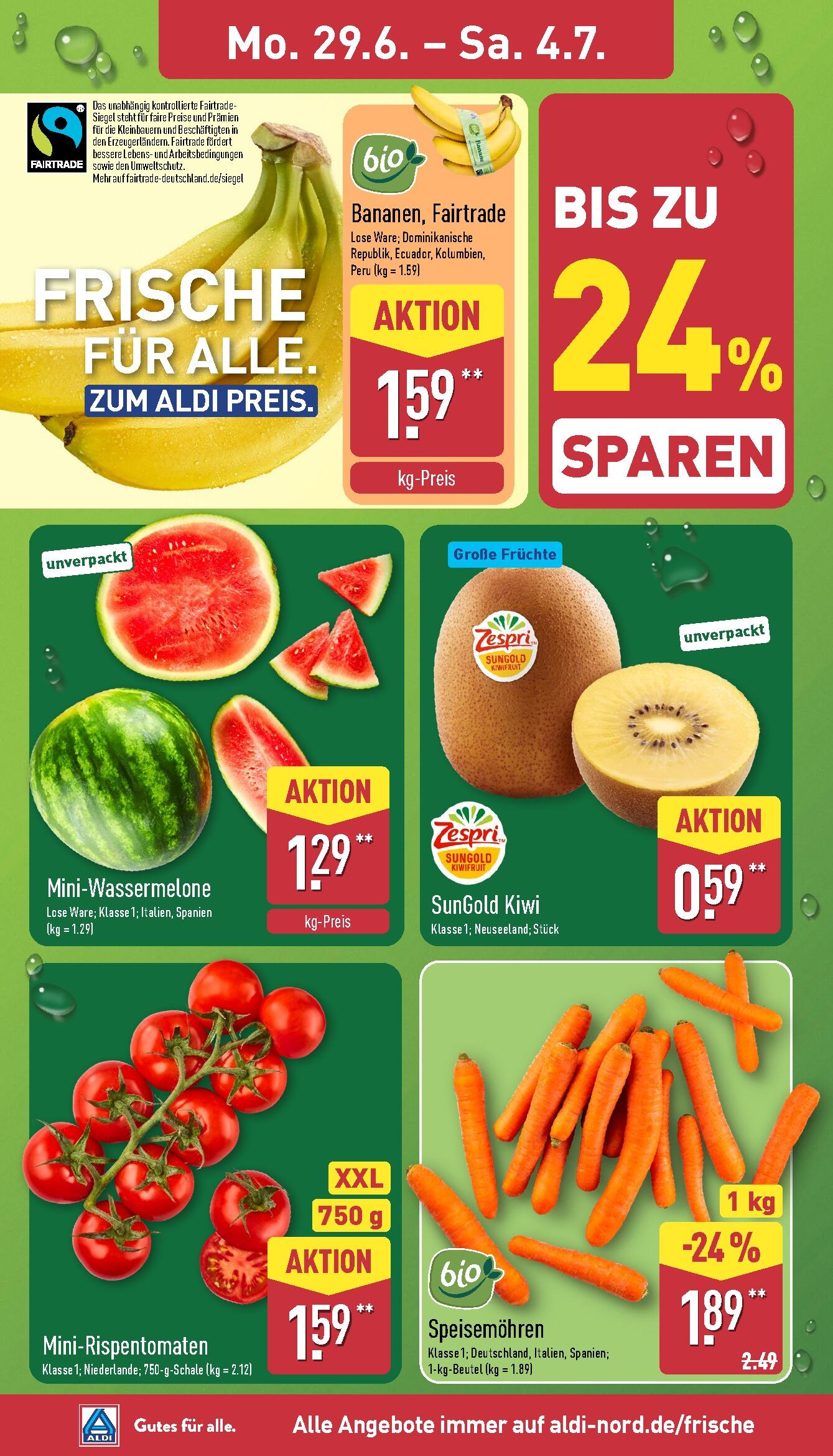 Aldi Aldi Nord Prospekt ab Montag Seite 2
