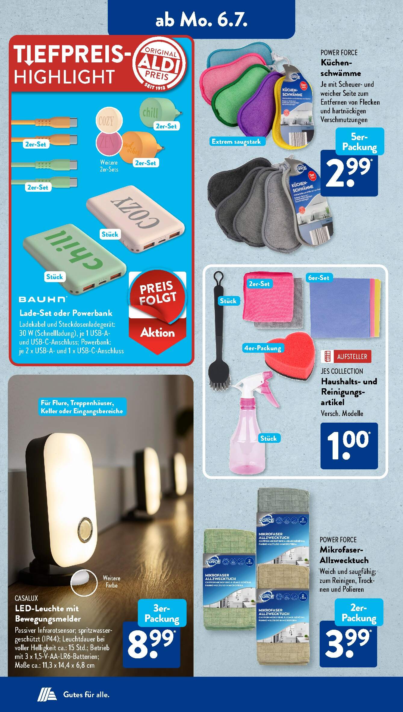 Aldi Aldi Süd Prospekt ab Montag Seite 3