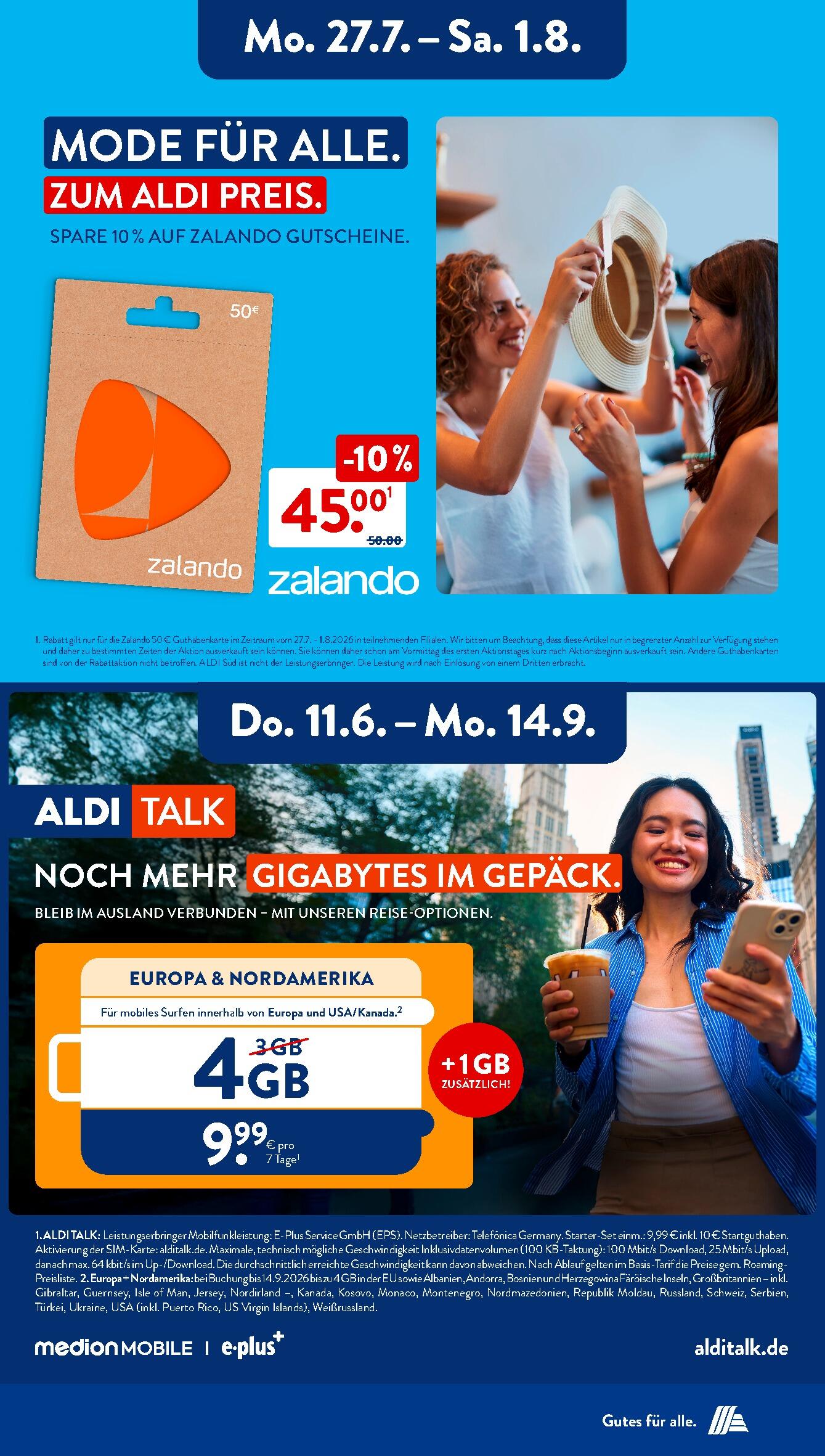 Aldi Aldi Süd Prospekt ab Montag Seite 20