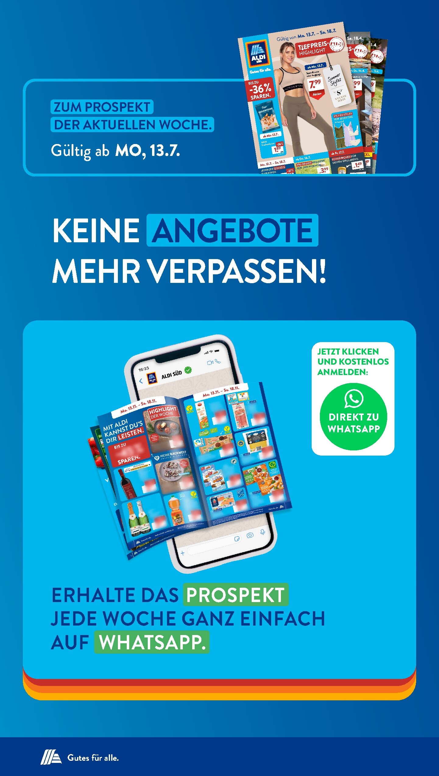 Aldi Aldi Süd Prospekt ab Montag Seite 22