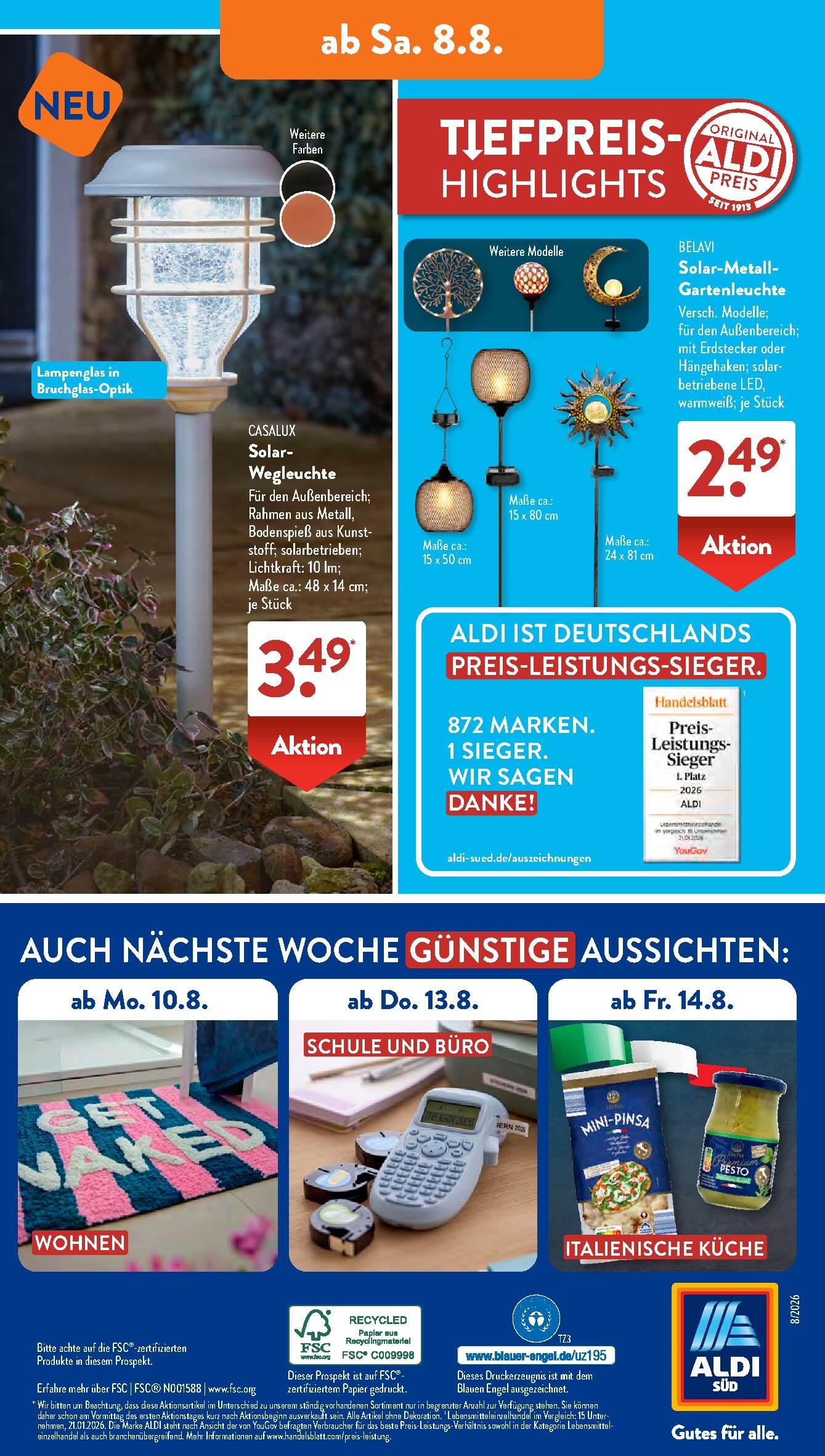 Aldi Aldi Süd Prospekt ab Montag Seite 16