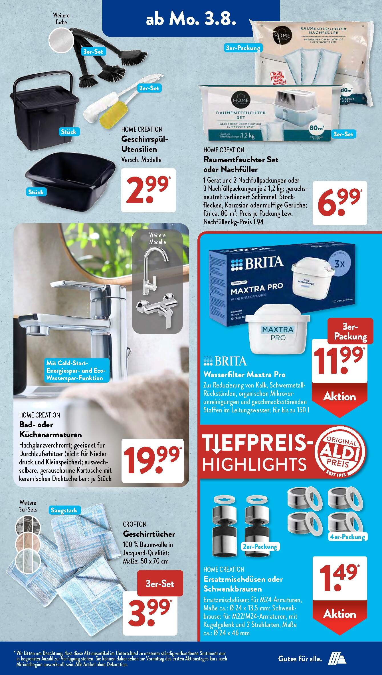 Aldi Aldi Süd Prospekt ab Montag Seite 3