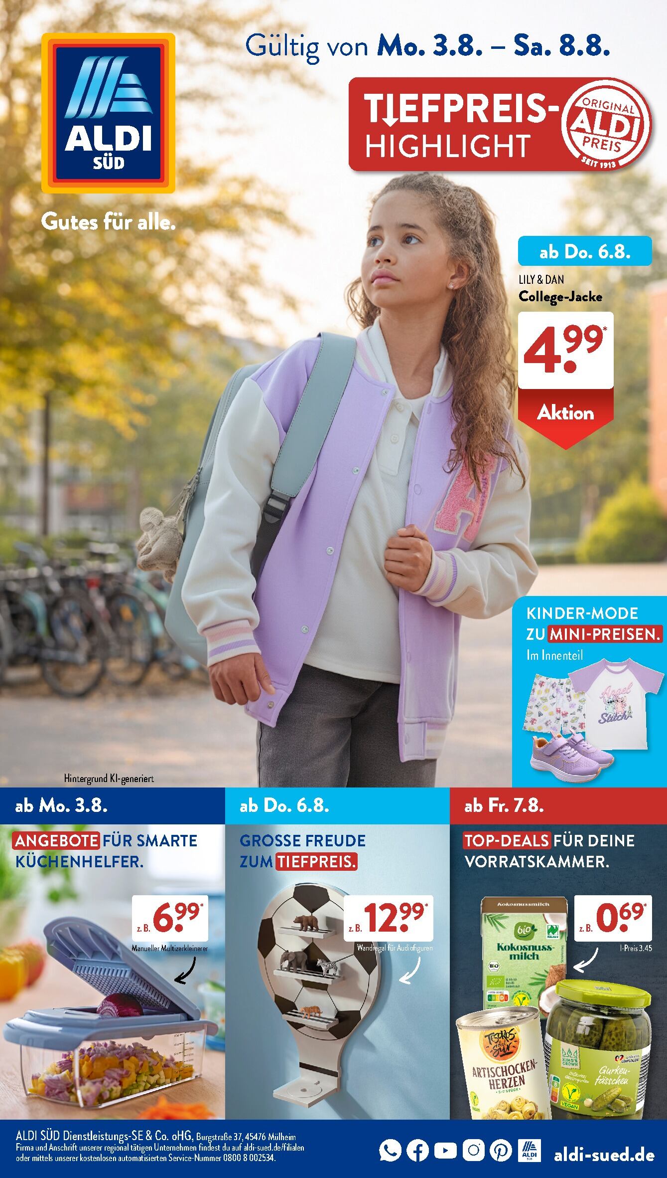 Aldi Aldi Süd Prospekt ab Montag Prospekt Vorschau