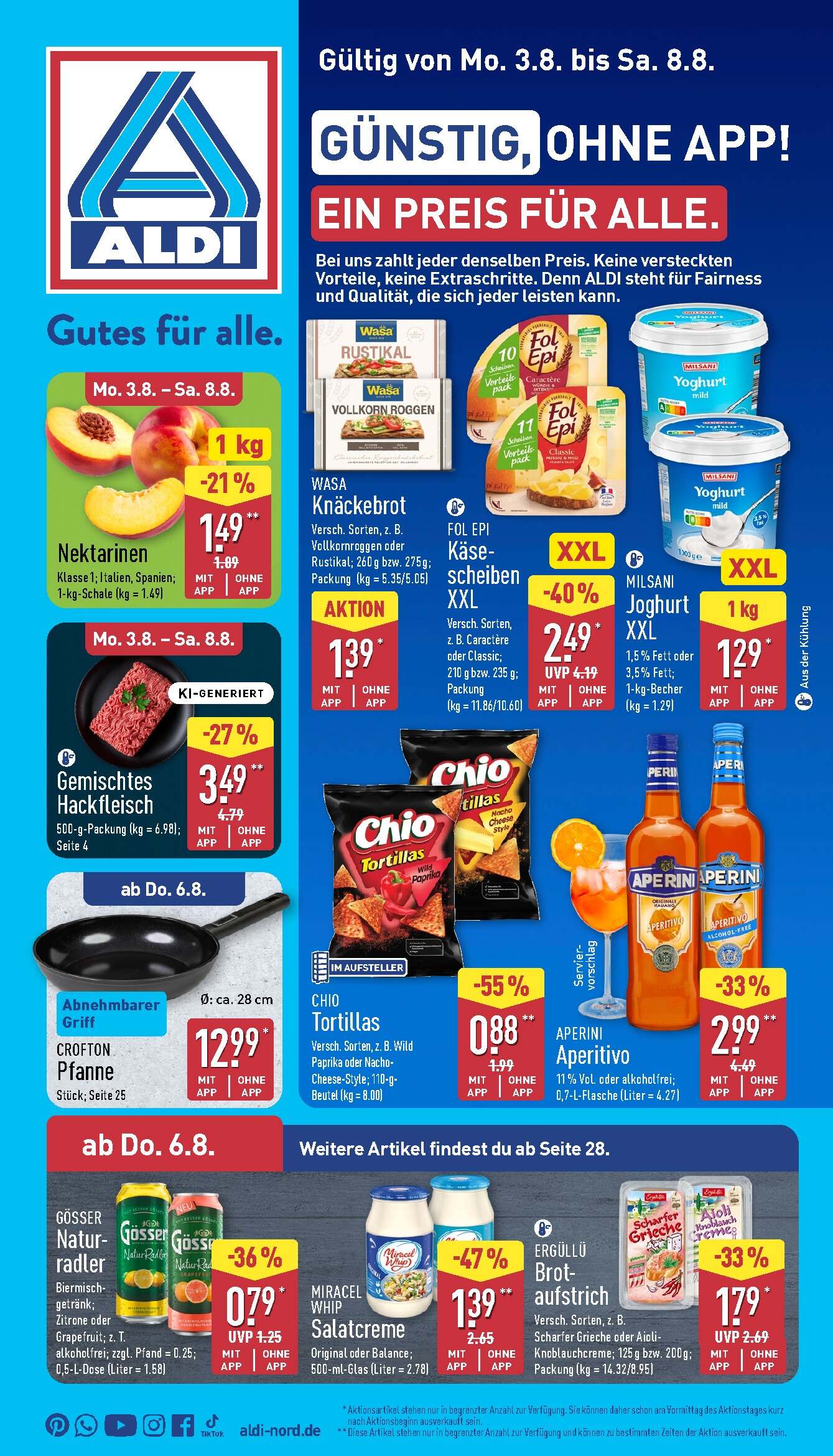 Aldi Aldi Nord Prospekt ab Montag Seite 1