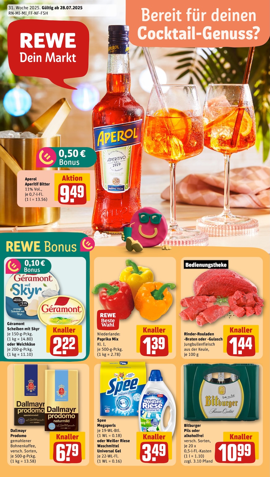 Page 1 of leaflet Aktueller Prospekt ab Montag