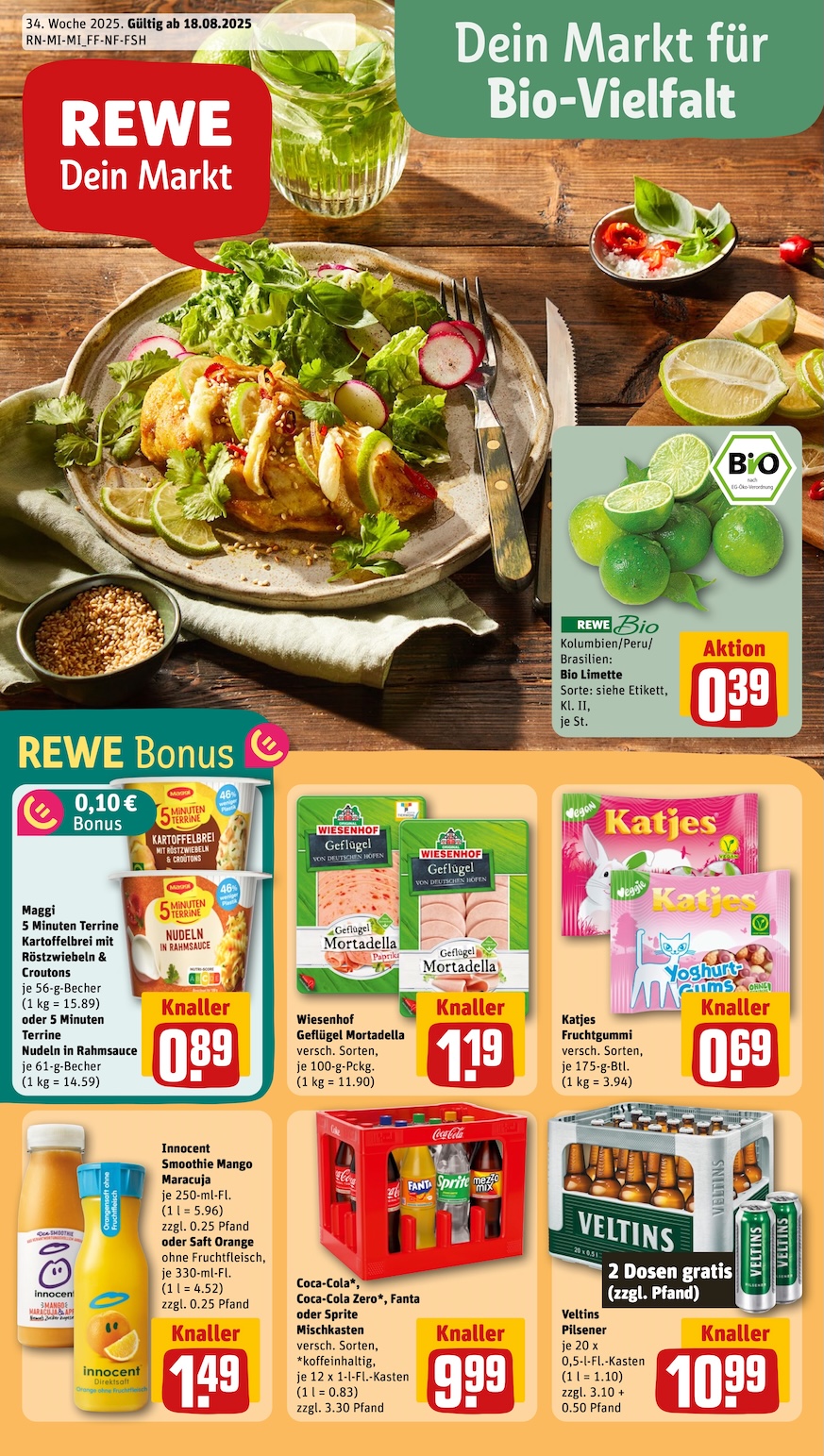Page 1 of leaflet Aktueller Prospekt ab Montag