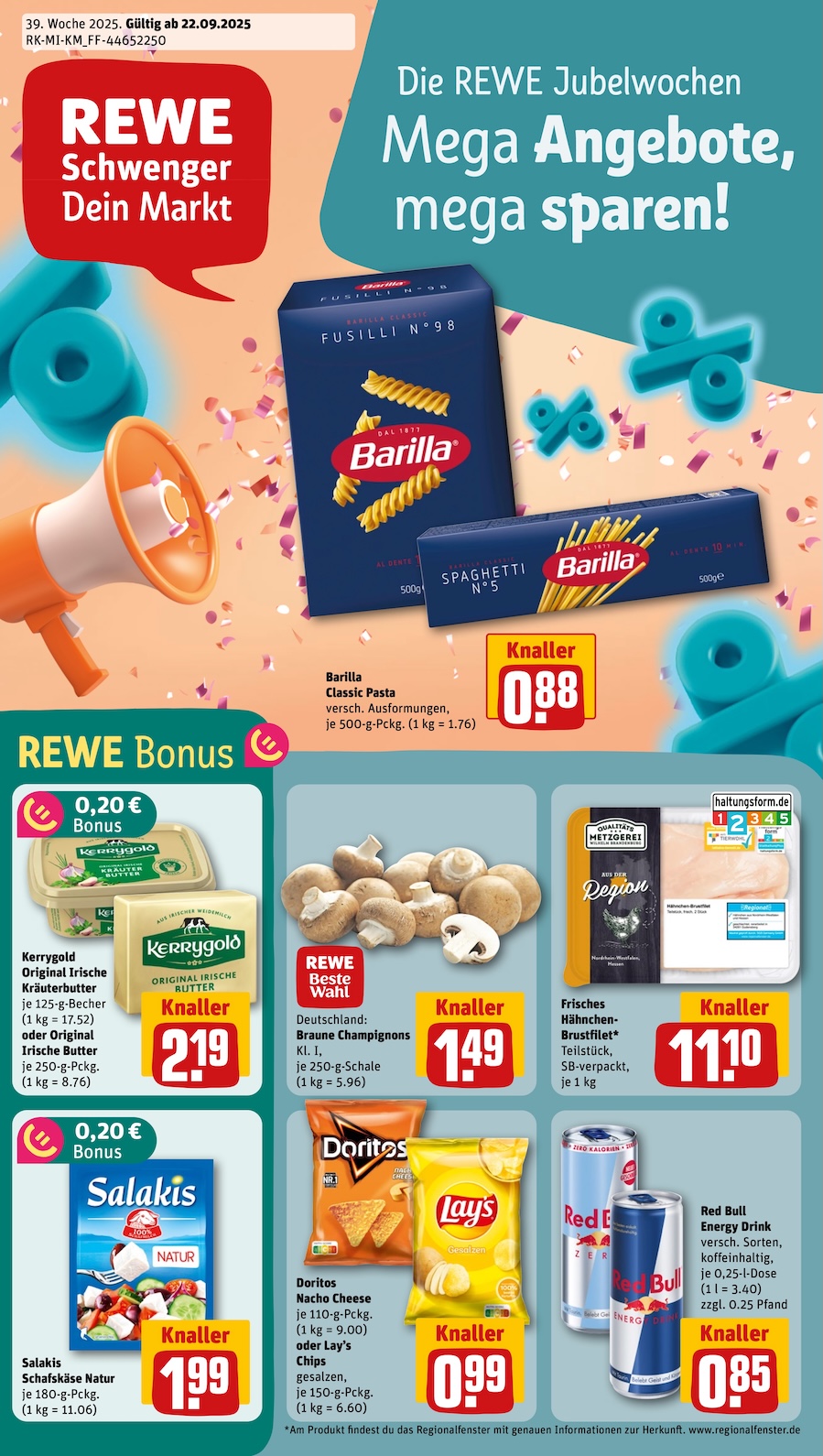 Rewe Aktueller Prospekt ab Montag Seite 1