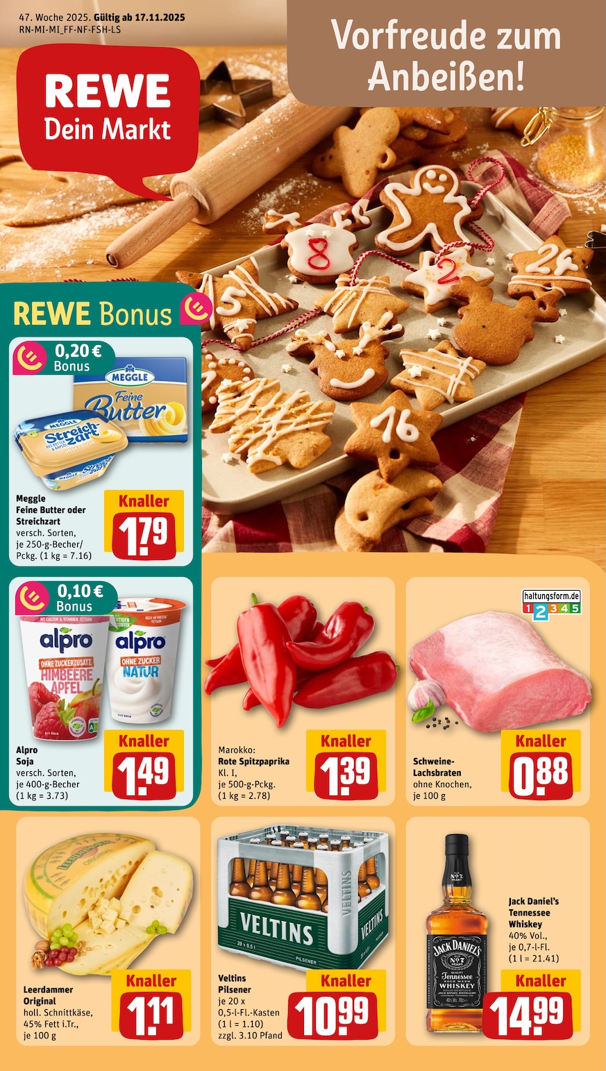 Rewe Aktueller Prospekt ab Montag Seite 1