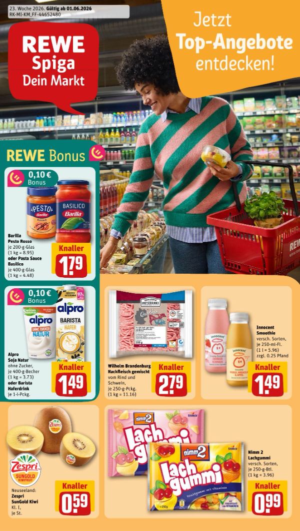 Page 1 of leaflet Aktueller Prospekt ab Montag
