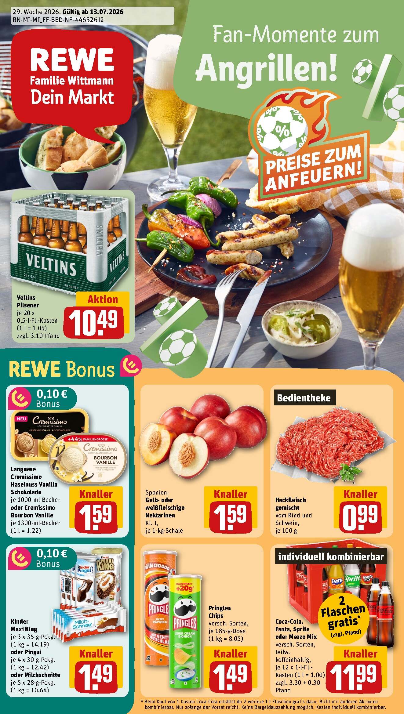 Rewe Aktueller Prospekt ab Montag Seite 1