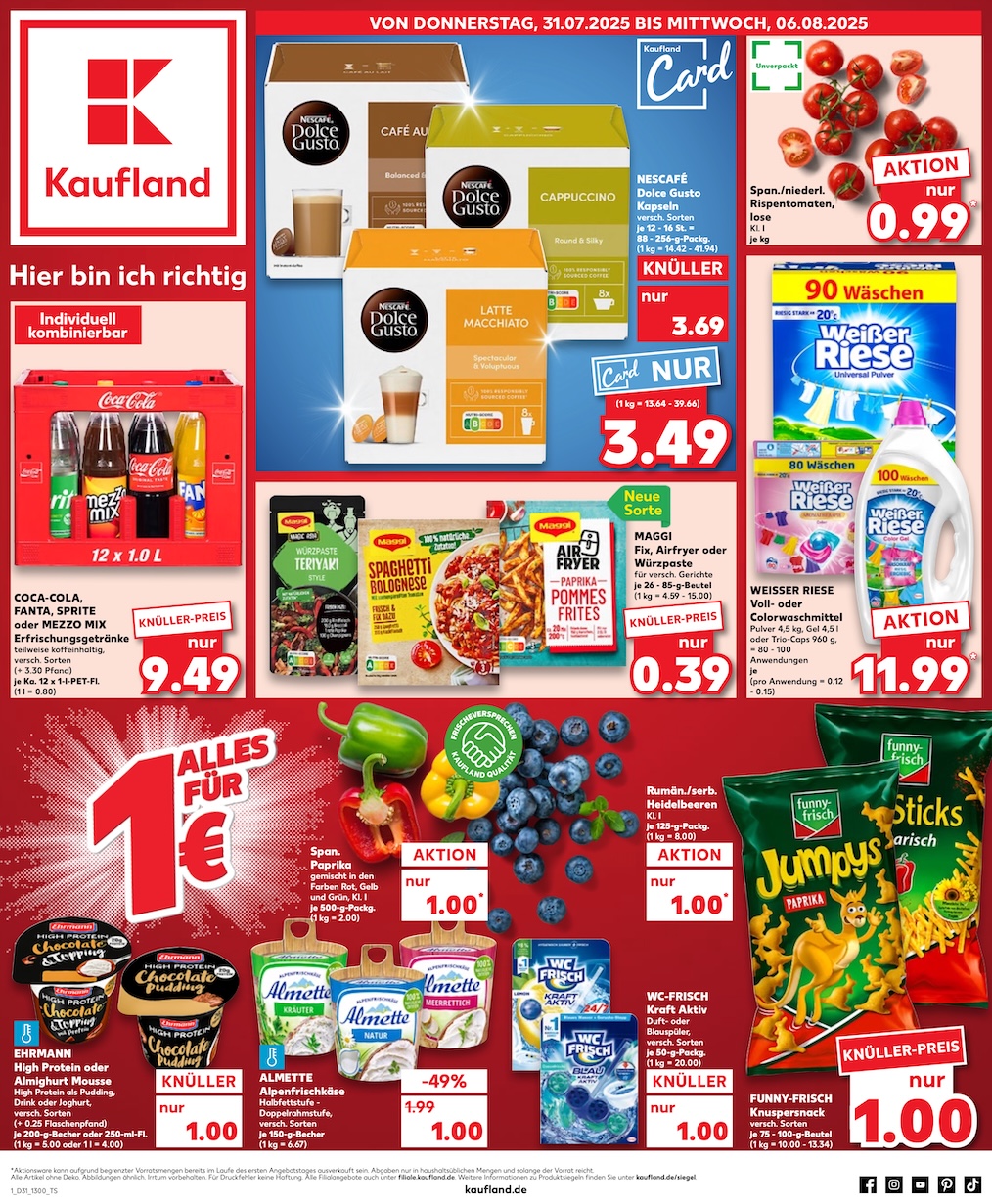 Page 1 of leaflet Aktueller Prospekt ab Donnerstag