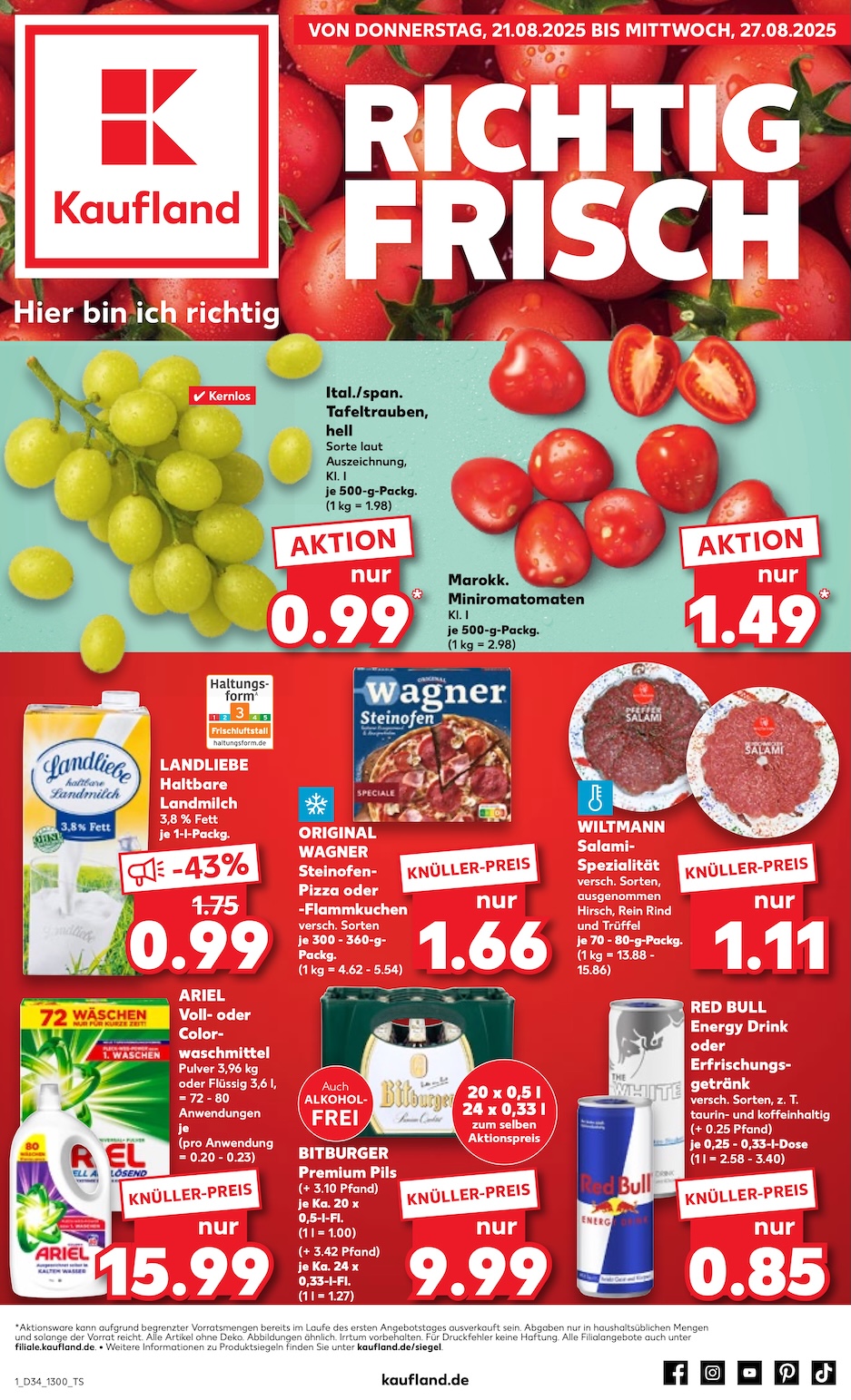 Page 1 of leaflet Aktueller Prospekt ab Donnerstag