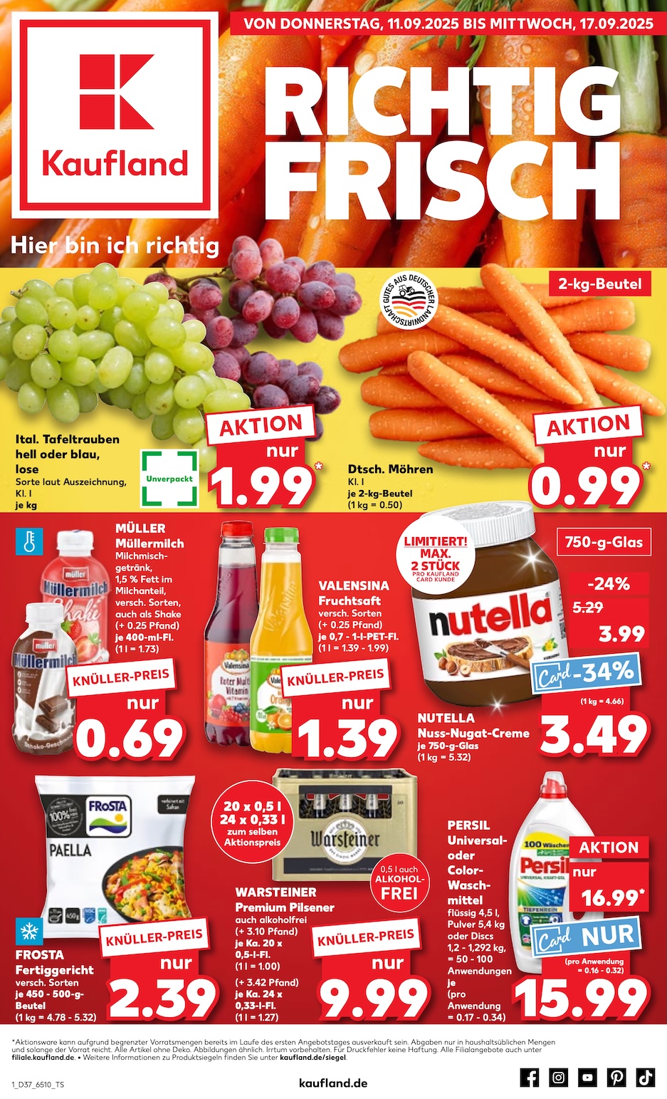 Page 1 of leaflet Aktueller Prospekt ab Donnerstag