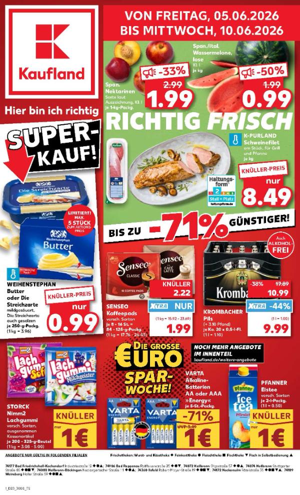 Page 1 of leaflet Aktueller Prospekt ab Freitag