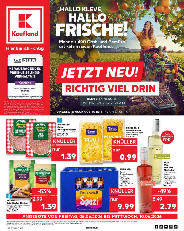Page 1 of leaflet Aktueller Prospekt ab Freitag