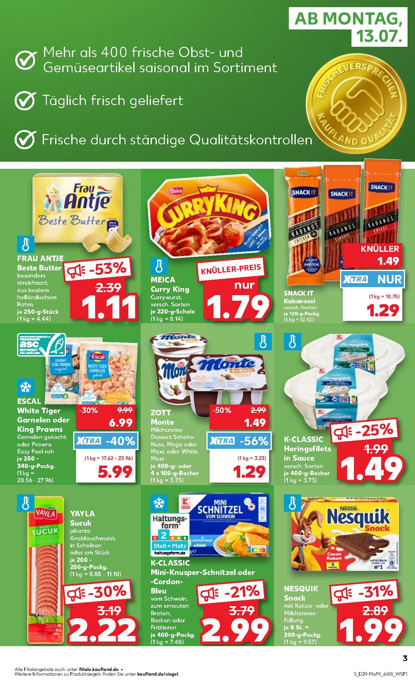 Kaufland Aktueller Prospekt ab Montag Seite 3