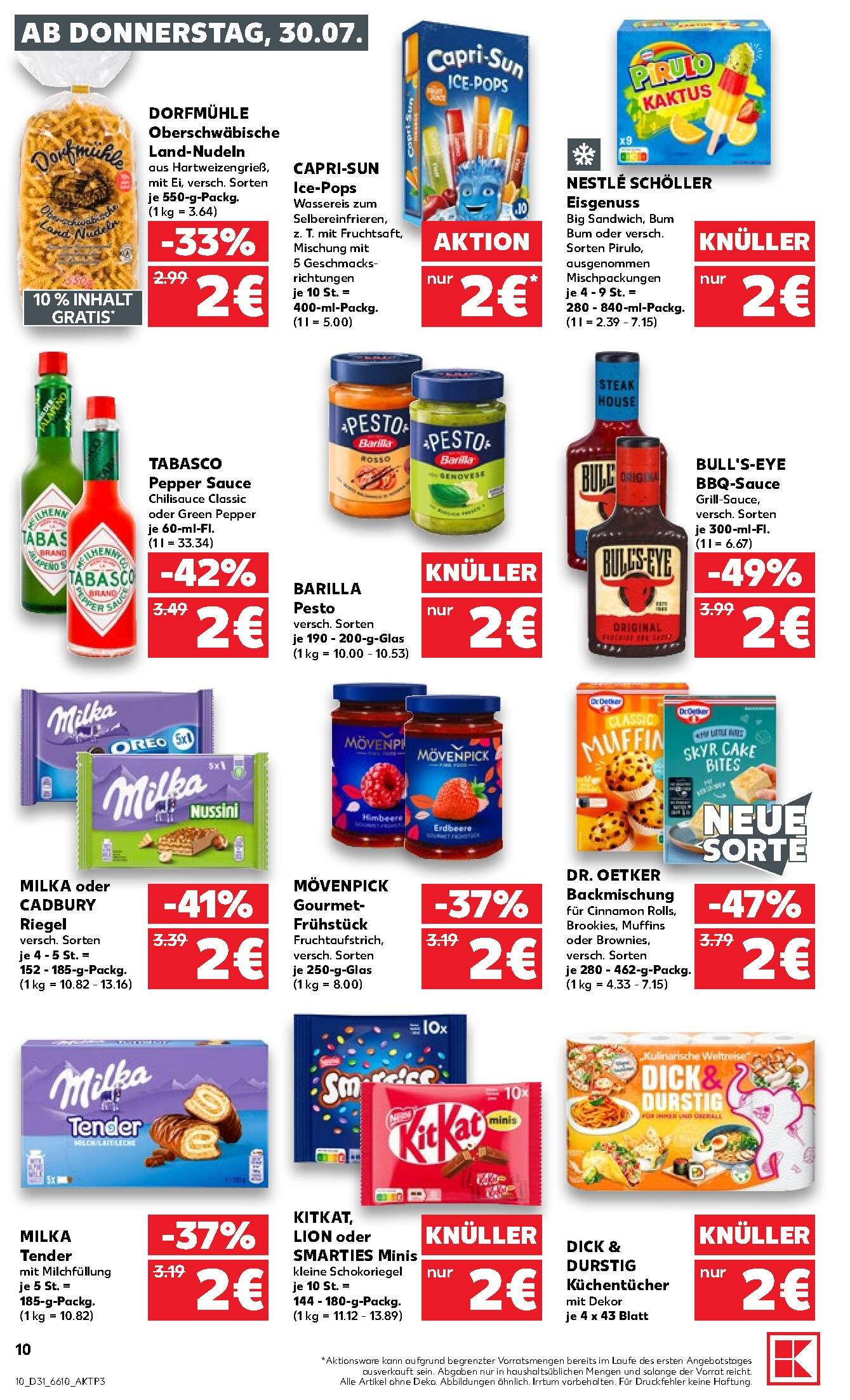 Kaufland Aktueller Prospekt ab Donnerstag Seite 10