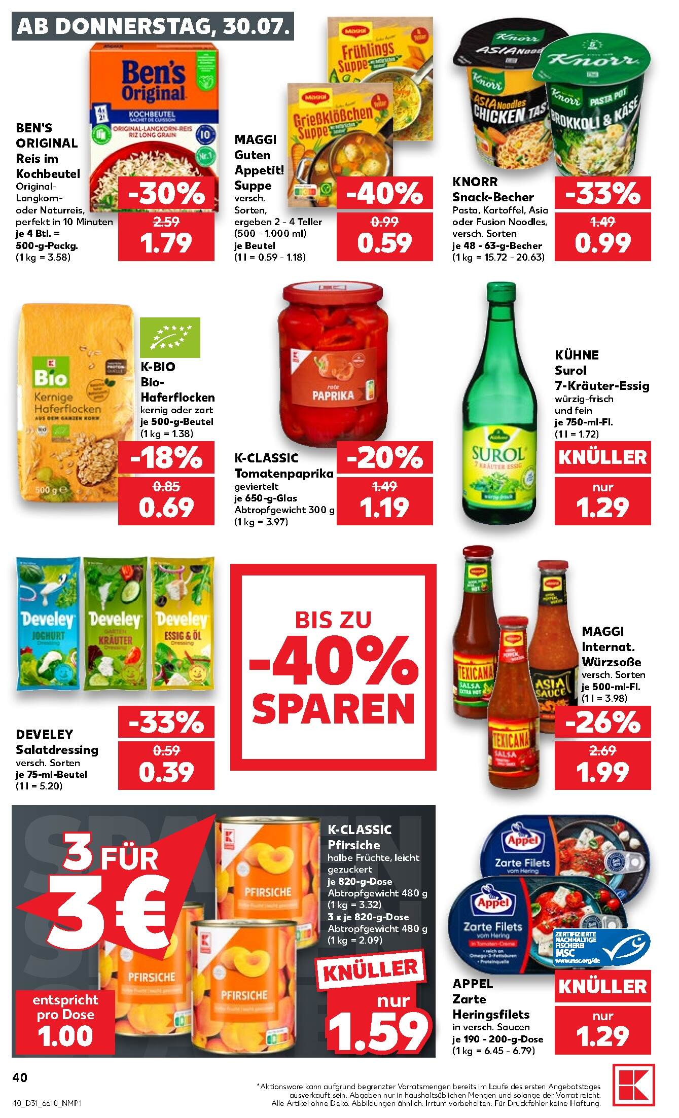 Kaufland Aktueller Prospekt ab Donnerstag Seite 40