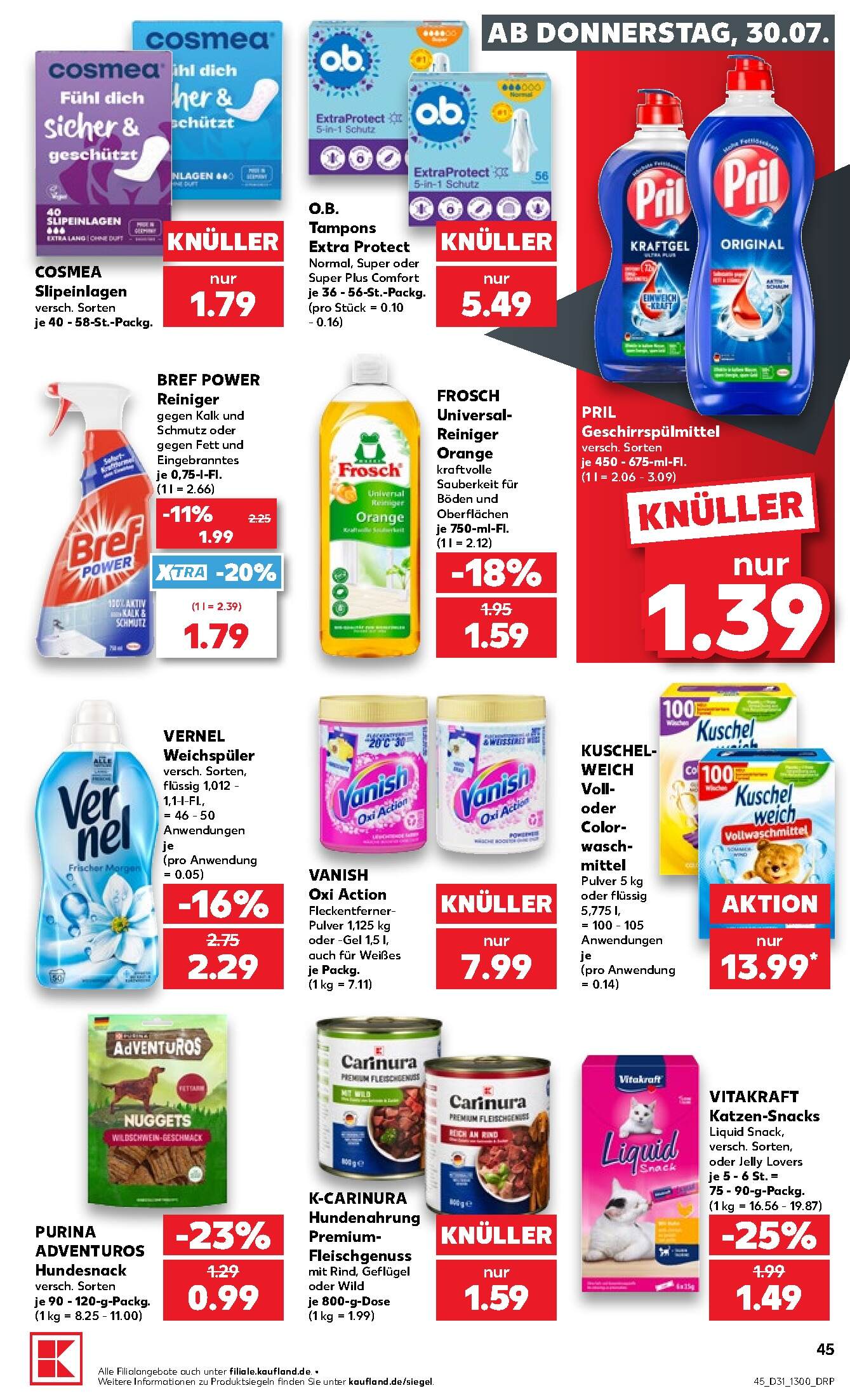 Kaufland Aktueller Prospekt ab Donnerstag Seite 45
