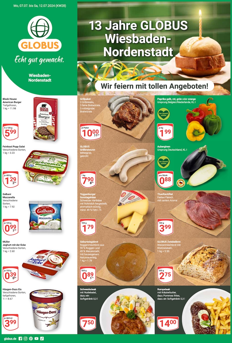 Page 1 of leaflet Aktueller Prospekt ab Montag