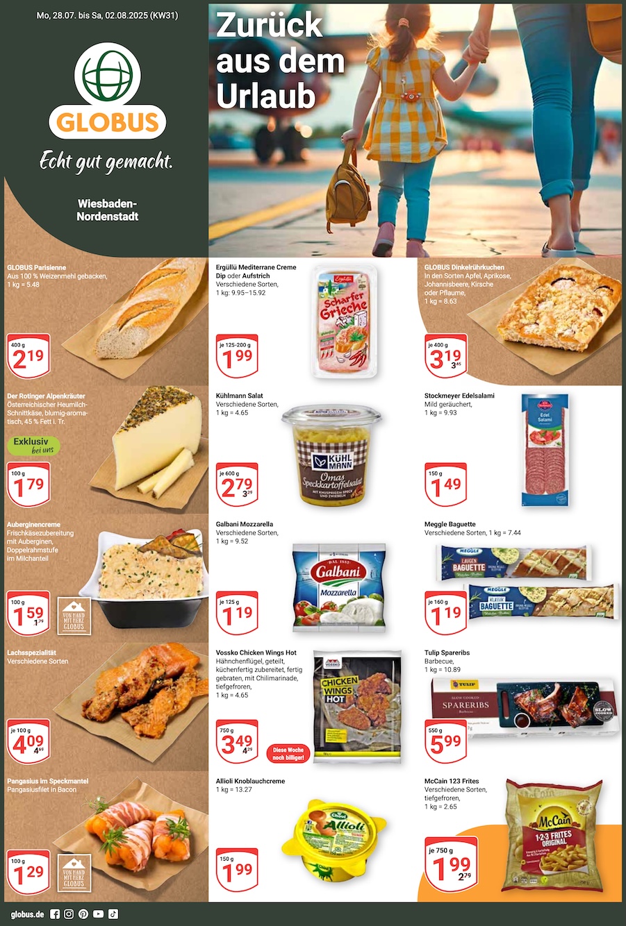 Page 1 of leaflet Aktueller Prospekt ab Montag