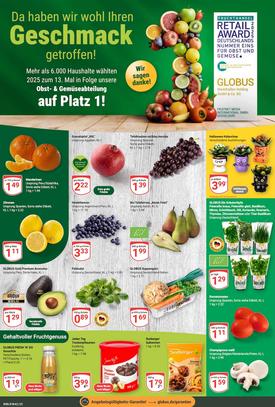 Globus Aktueller Prospekt ab Montag Seite 6